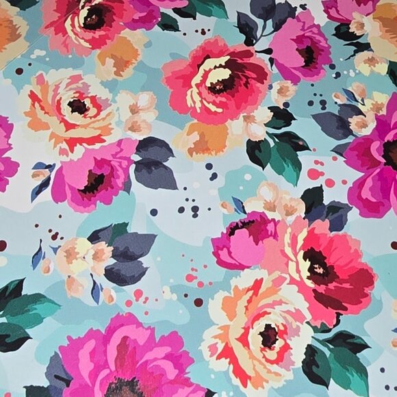 Watch Pen Notebook Gift Set Flowers Pretty Great Colors Leather Band Journal - Picture 8 of 9